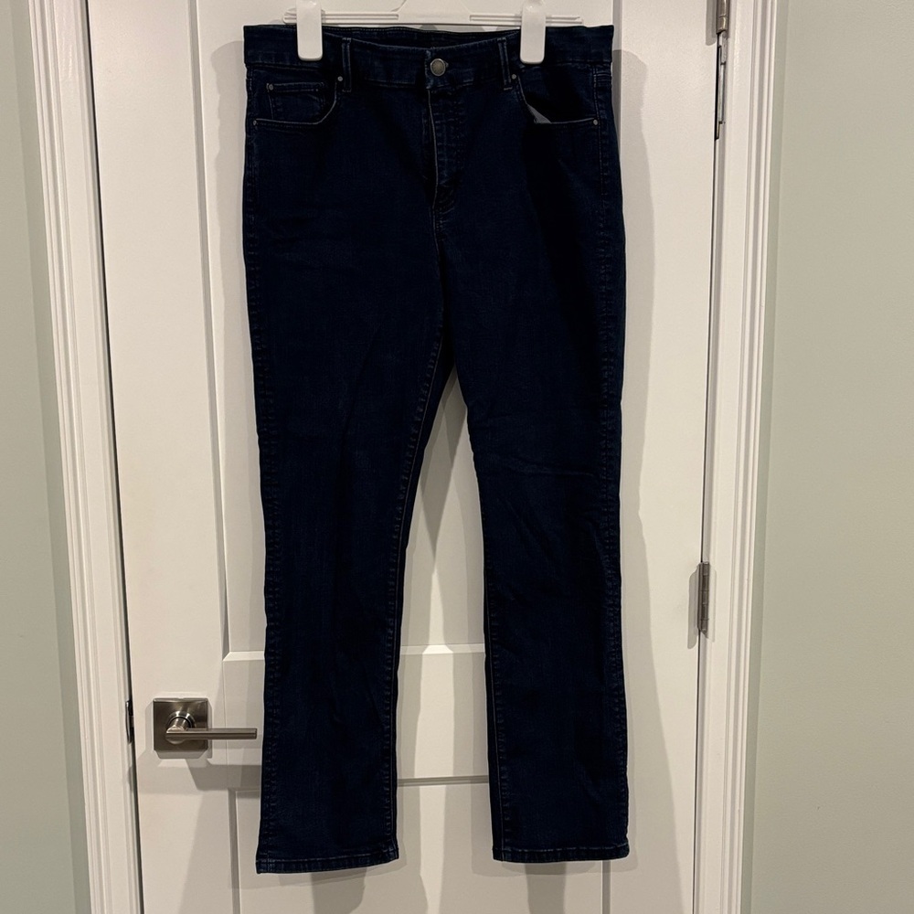 Ann Taylor Womens The Straight Jeans 14